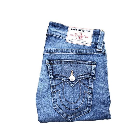 TRUE Religion Jeans Size 31 ROCCO Blue - Picture 4 of 9